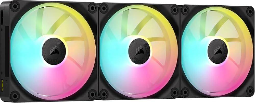 Amazon | CORSAIR iCUE LINK LX120 RGB スターターキット 120mm PWM PC