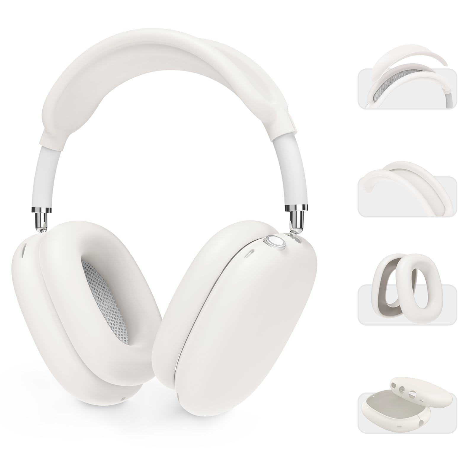 Amazon | AHASTYLE AirPods Maxヘッドホン用シリコンケースカバー [4