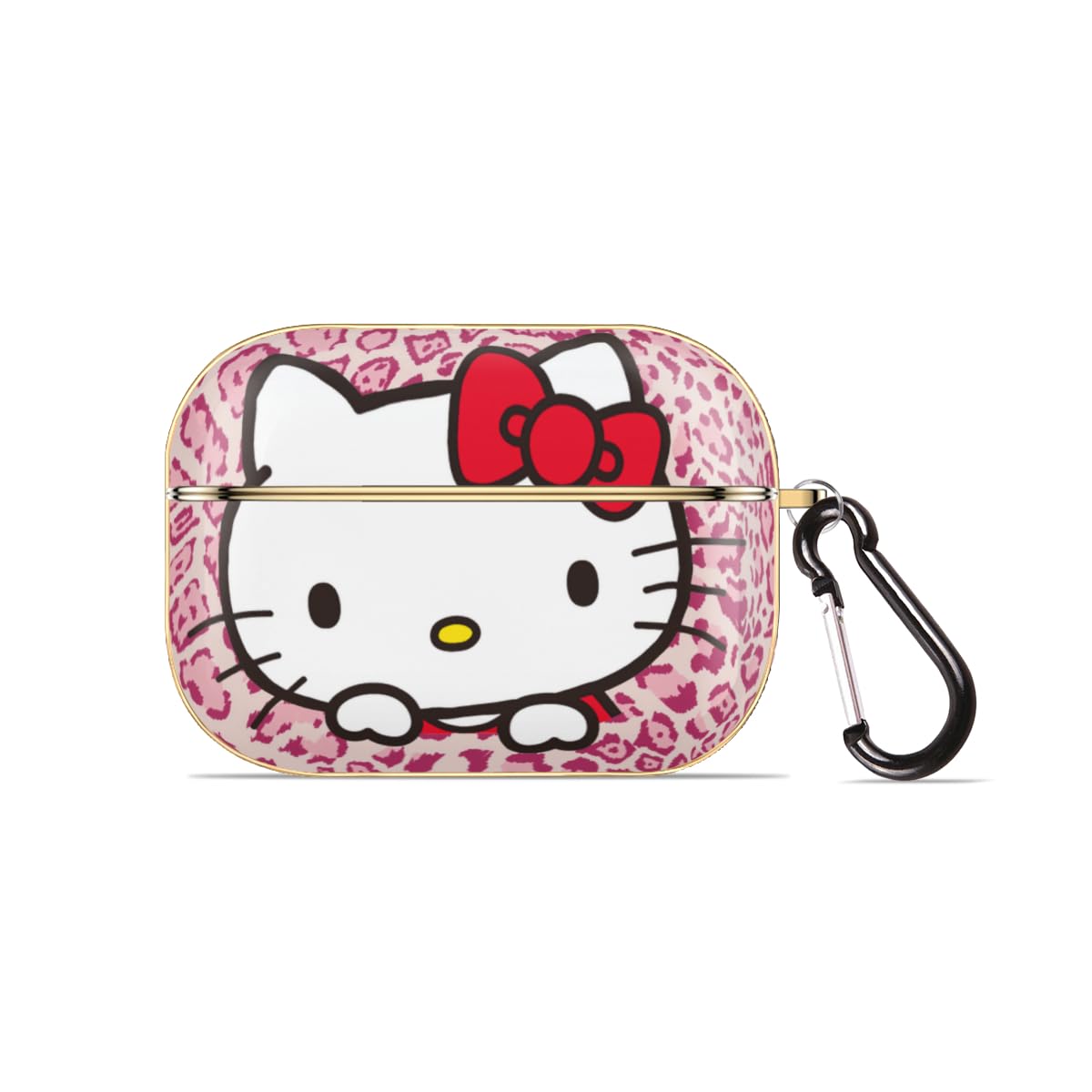 Amazon | ハローキティ ピンクのヒョウ柄 AirPods Pro 2ケース ハロー