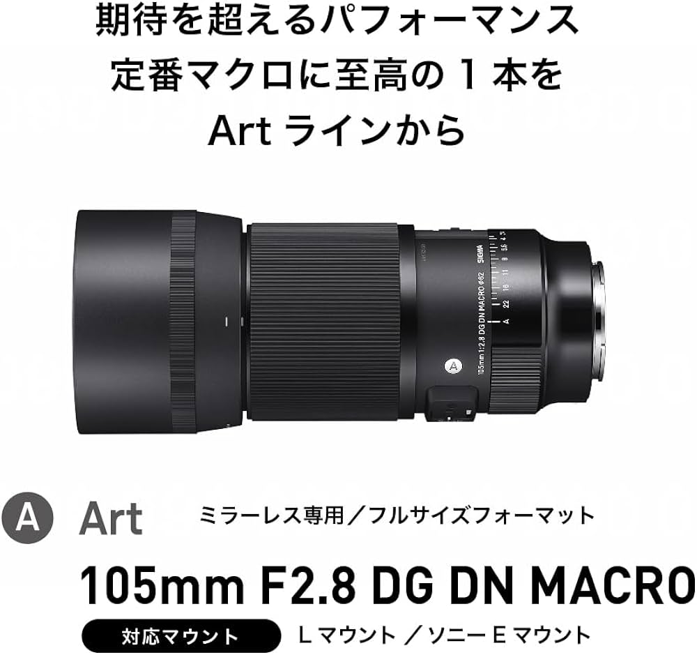 Amazon.co.jp: シグマ(Sigma) レンズ 105mm F2.8 DG DN MACRO Sony