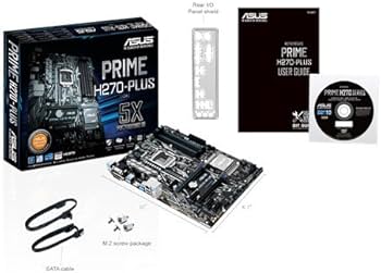 Amazon | ASUS PRIME H270-Plusマザーボード - ブラック（ソケット1151