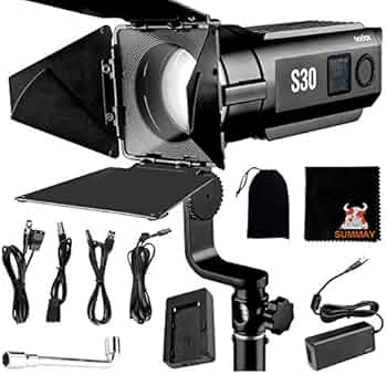 Amazon | 【Godox正規代理店＆日本語取説書】GODOX S30スポットライト