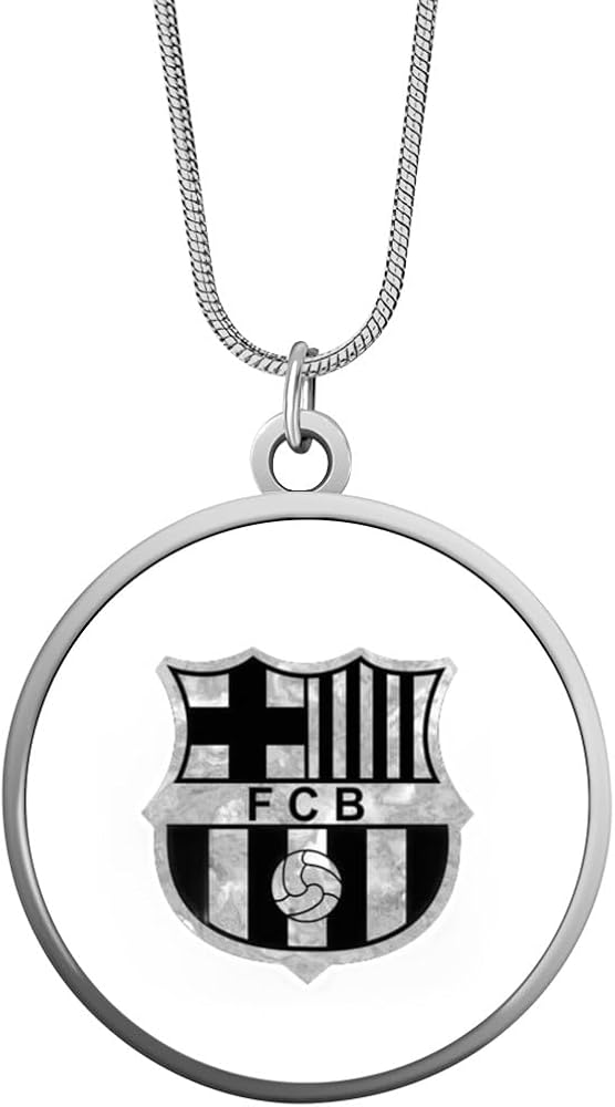 Amazon.co.jp: [PTLYe] FCバルセロナ (3) ネックレス 人気 ペンダント