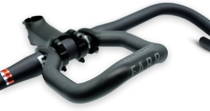 Amazon.co.jp: Ridefarr カーボンエアロボルトオンハンドルバーL