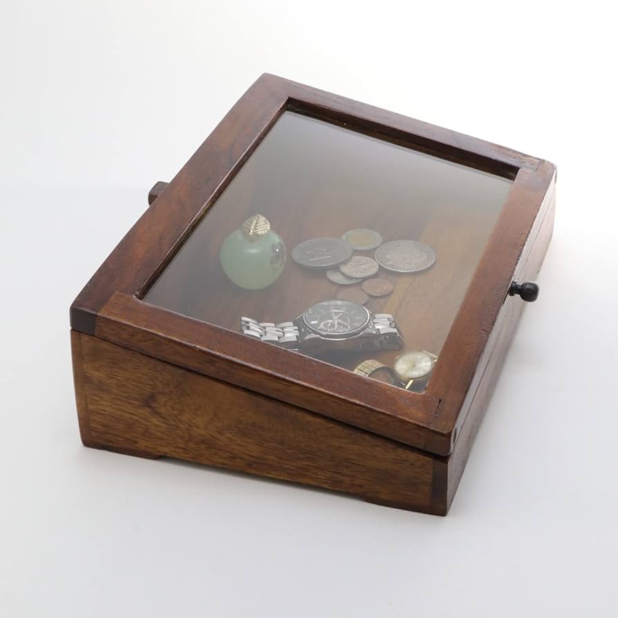 Amazon.co.jp: 天然木 無垢 ショーケース 木製 コレクションケース