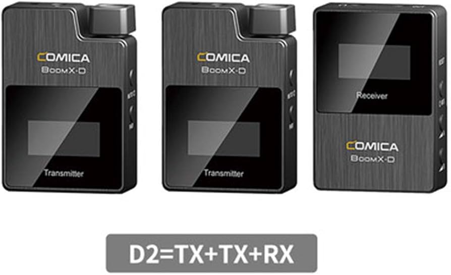 Amazon | COMICA BoomX-D 2.4Gワイヤレス録音マイク Andriod対応 Type