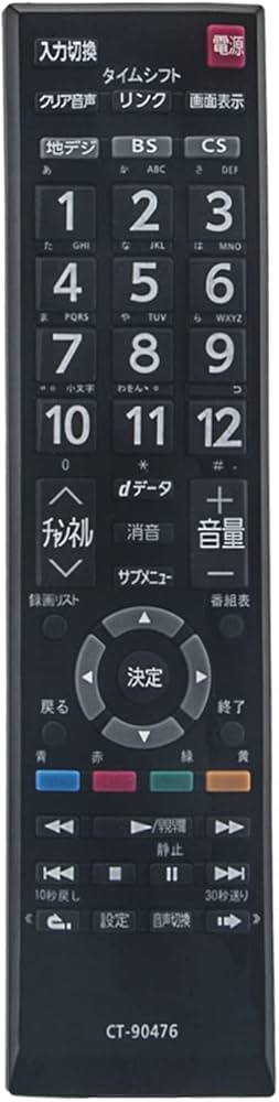 Amazon | PerFascin 代用リモコン Fits for 東芝 液晶テレビ CT-90476