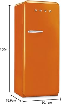 Amazon | 【日本正規品】SMEG スメッグ 冷蔵庫 (オレンジ) | SMEG