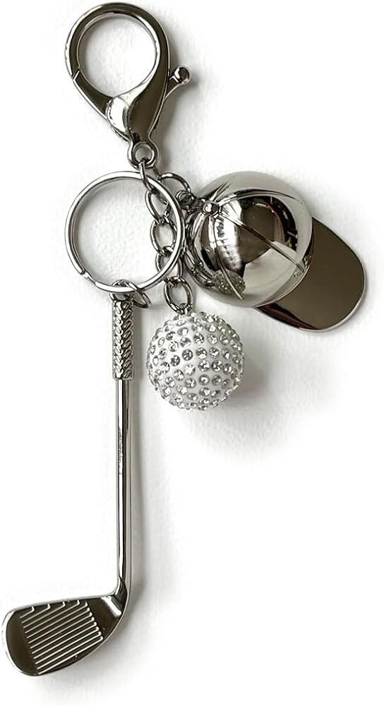 Amazon.co.jp: [サロンドアルファード] ゴルフ キーホルダー バッグ