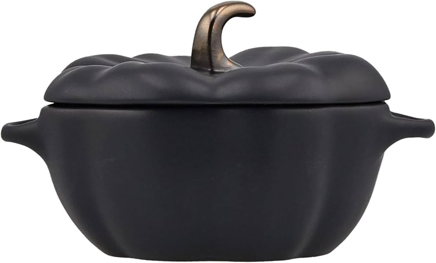 Amazon｜staub ストウブ 「 パンプキン ココット 12cm ブラック