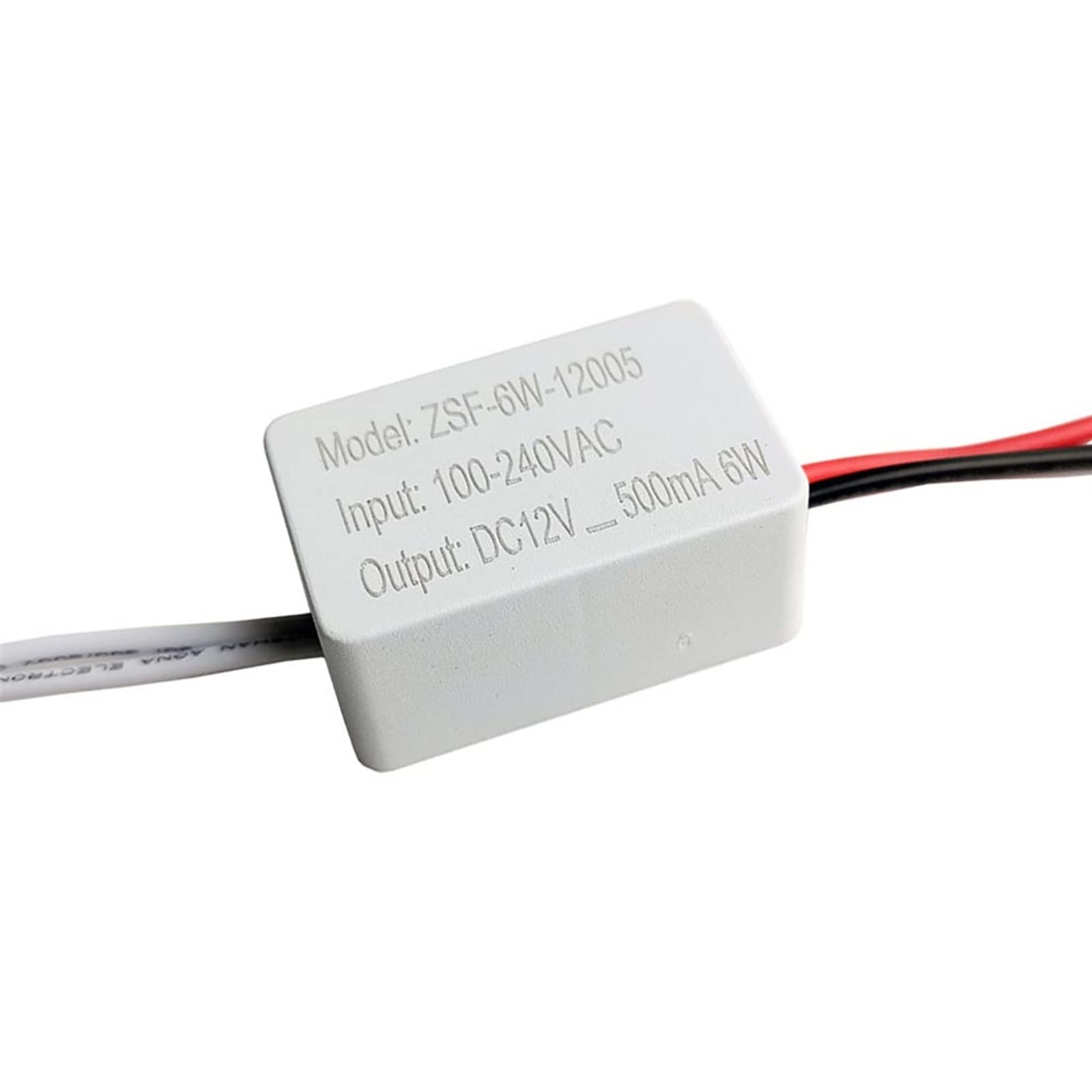 Amazon.co.jp: AC100-240V から DC12V LED ドライバ 500mA 定電流 6W