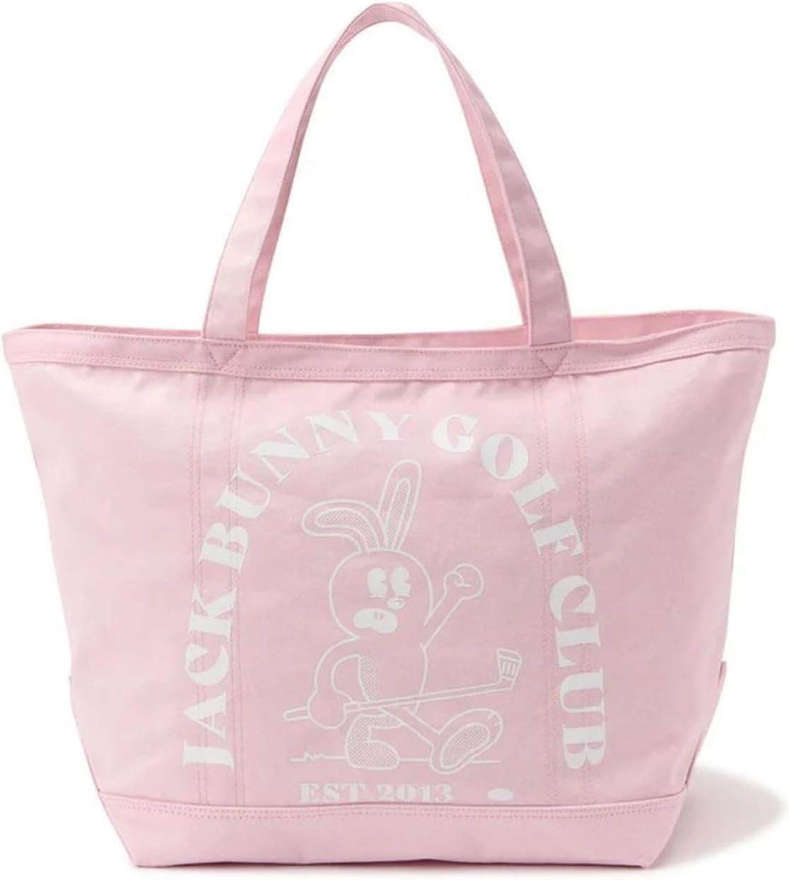 Amazon | [ジャックバニー] トートバッグ (キャンバス地・うさぎロゴ
