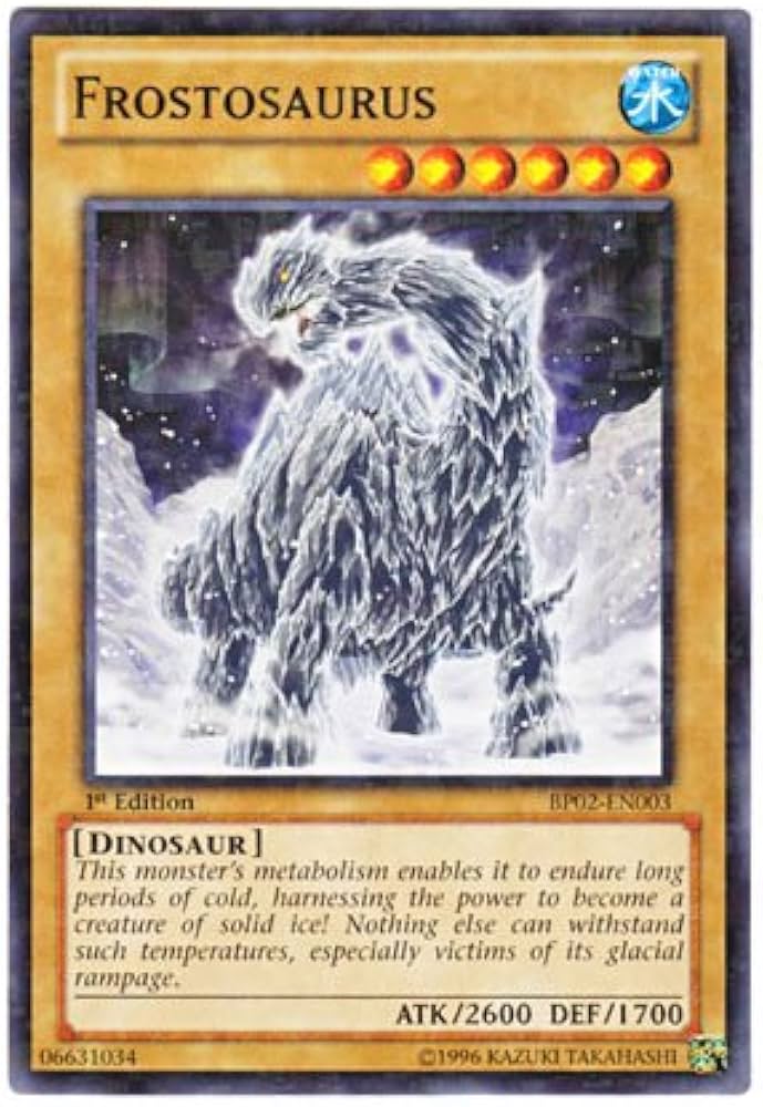 Amazon.co.jp: 遊戯王 英語版 BP02-EN003 Frostosaurus フロスト