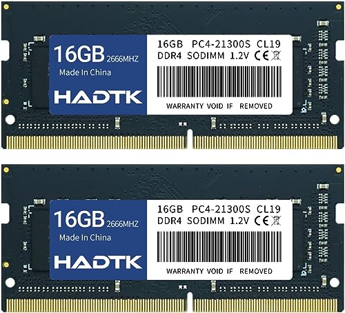 Amazon.co.jp: ノートPC用メモリ PC4-21300(DDR4-2666) SODIMM 32GB