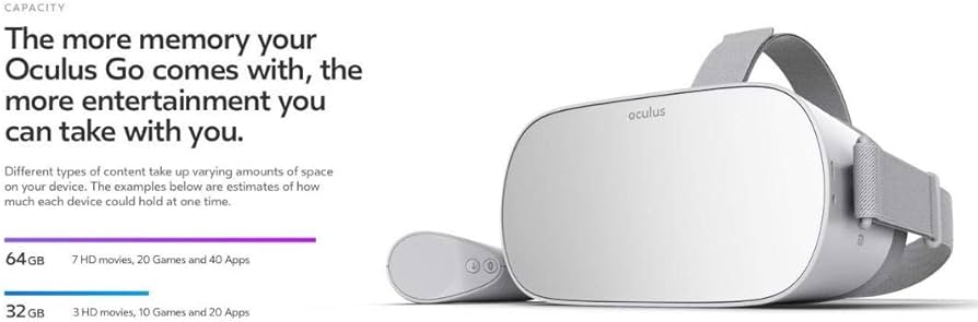 Amazon | Meta Oculus Go Standalone, All-In-One VR Headset - 64 GB