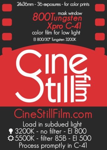 Amazon | CineStill 800T カラーネガフィルム 35mm 36枚撮り 3本