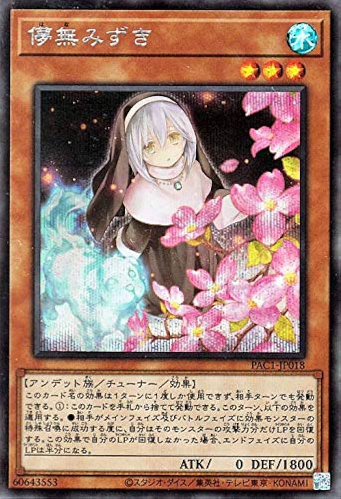Amazon.co.jp: 遊戯王カード 儚無みずき(イラスト違い)(シークレット
