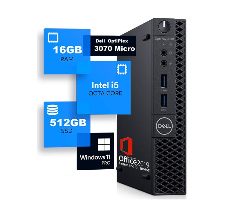 Amazon.co.jp: 【整備済み品】 Dell 超ミニPC OptiPlex 3070 Micro