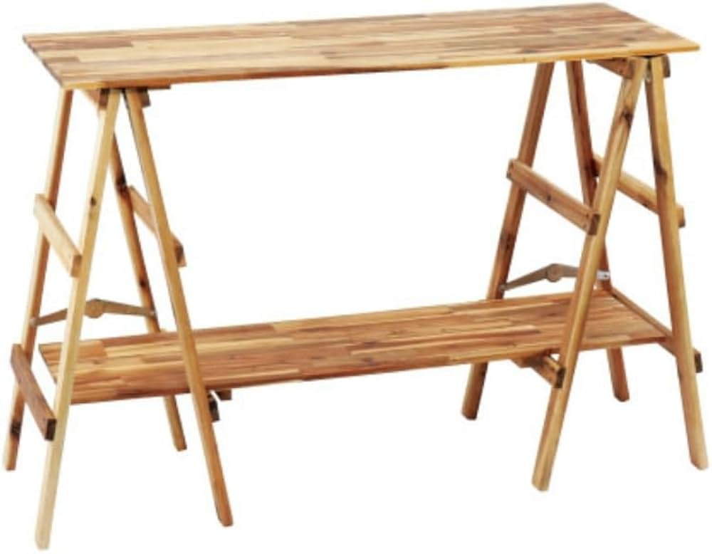 Amazon.co.jp: [ビジョンピークス] キッチンテーブル アカシア