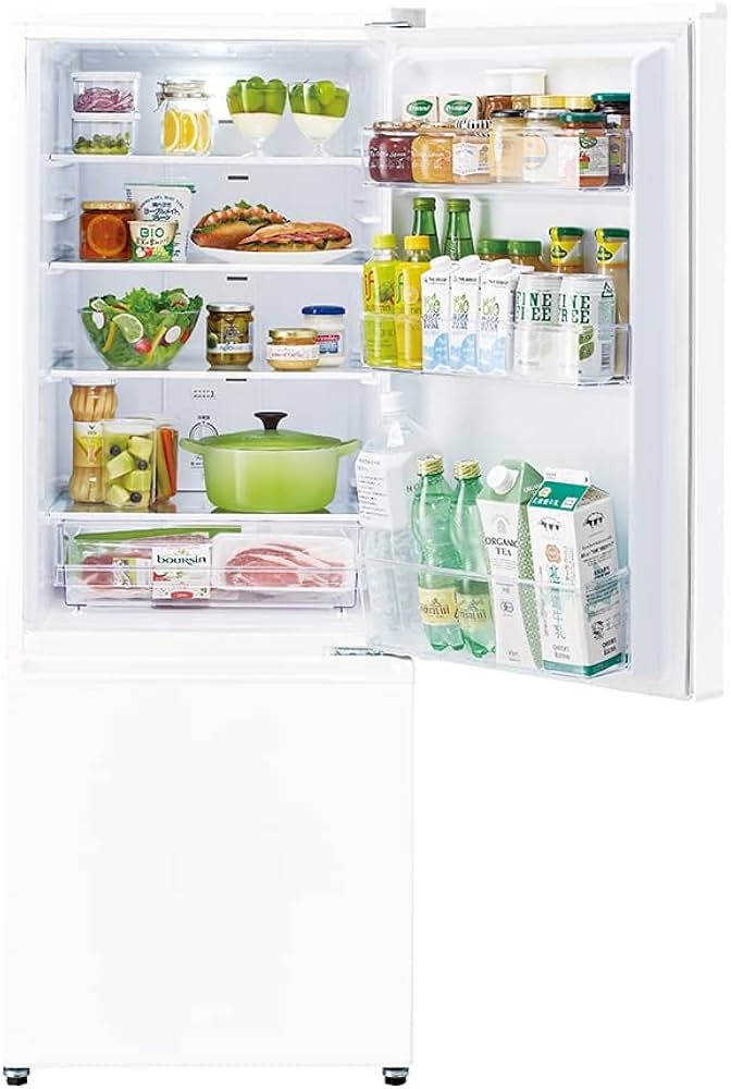 Amazon | AQUAアクア 2ドア冷蔵庫（201L・右開き）ミルク AQR-20M-W