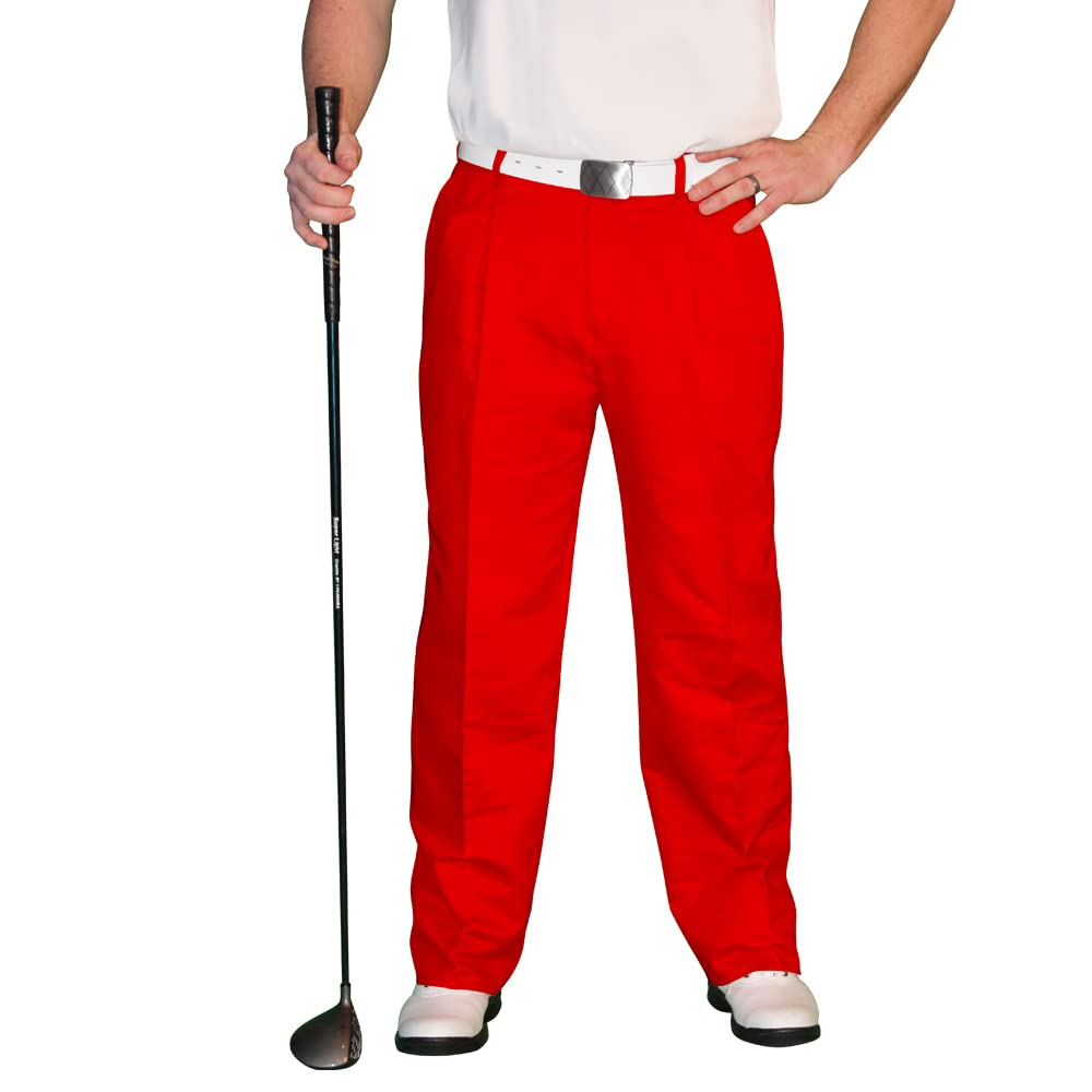 Amazon.co.jp: レッドゴルフパンツ – Mens ' Par 4 'コットン