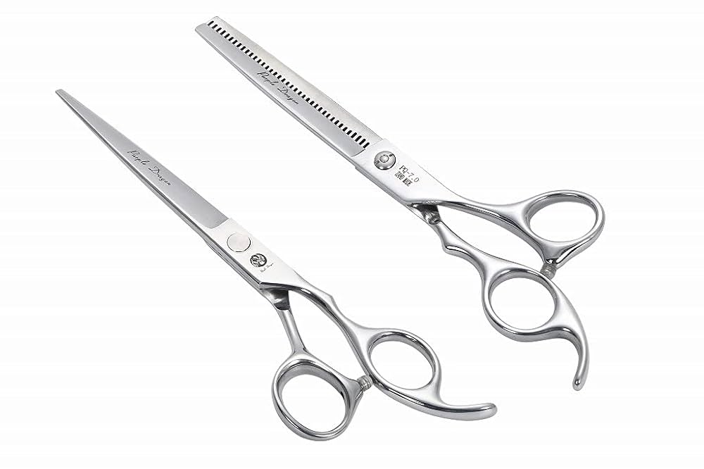 最新カットシザー.美容師プロ用ハサミ.トリマーOKトリミングシザー