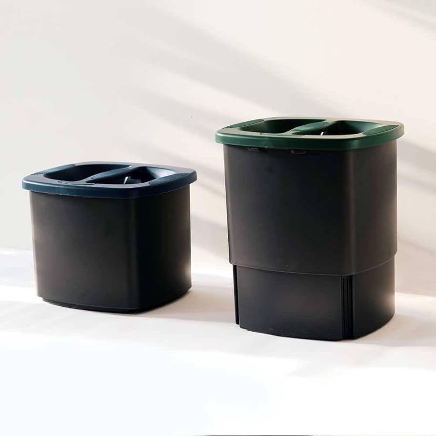 Amazon.co.jp: KomprimoFrank 圧縮 ゴミ箱 ふた付き 家庭用 アウトドア