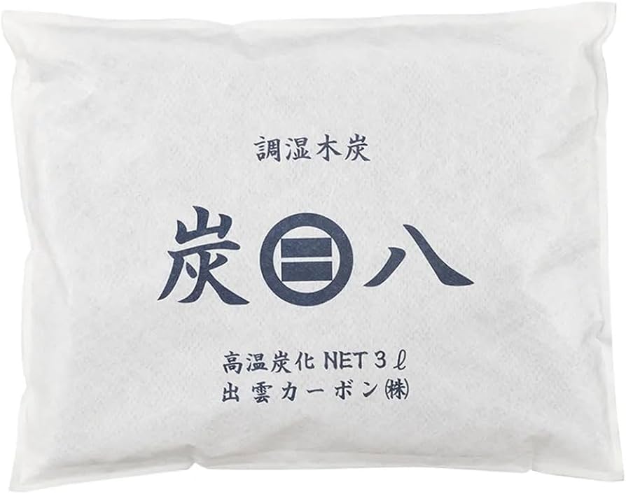 Amazon.co.jp: 【出雲屋炭八】調湿木炭 出雲カーボン 室内用中袋3L