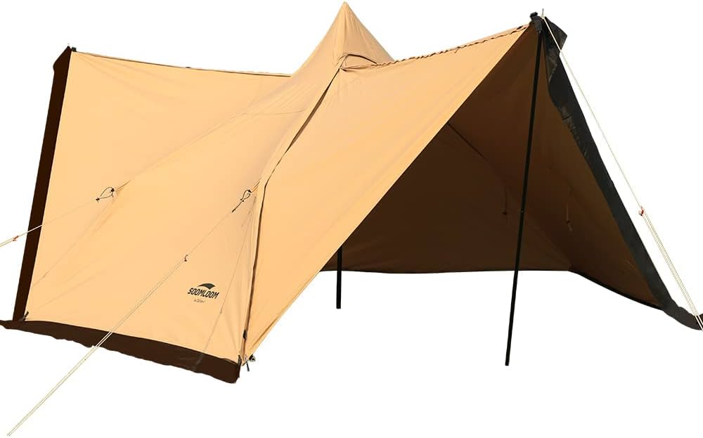 Amazon | Soomloom二人用テントHAPI 2P 前後出入り口二つ 焚き火可