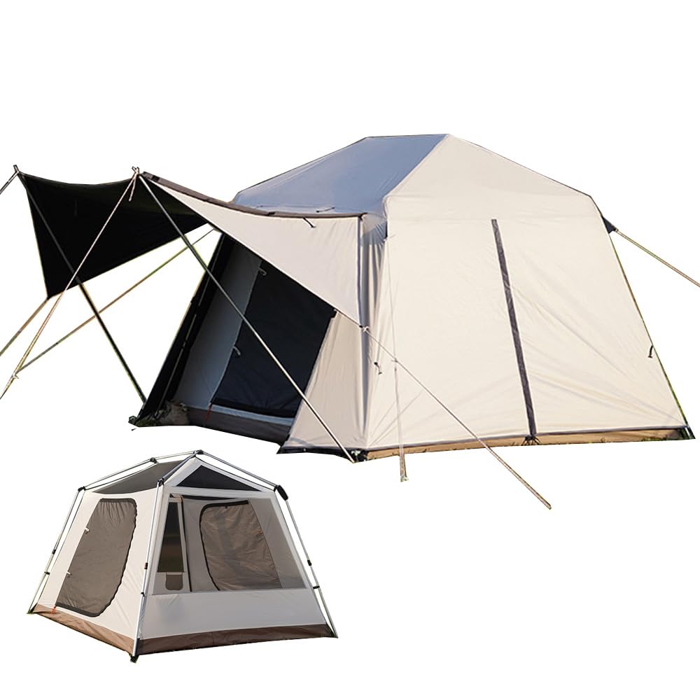 Amazon.co.jp: Fengzel Outdoor ワンタッチテント 3-5/5-7人用 耐水圧
