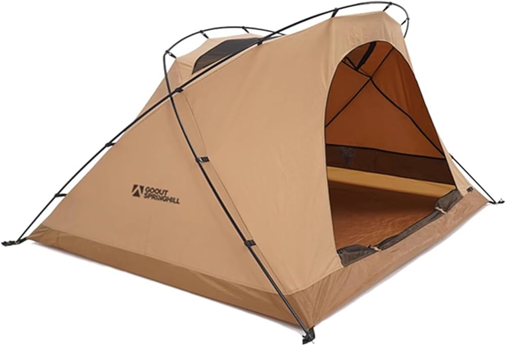 Amazon.co.jp: ツインテント二人（ブラウン） springhill シェルター