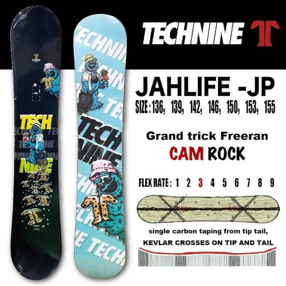 Amazon | スノーボード TECHNINE テックナイン JAHLIFE-JP 2023.モデル