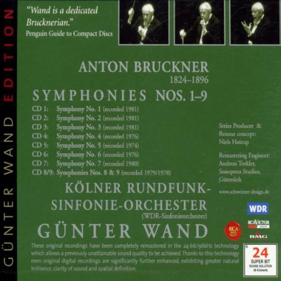 Amazon.co.jp: Bruckner: Symphonies Nos. 1-9: ミュージック
