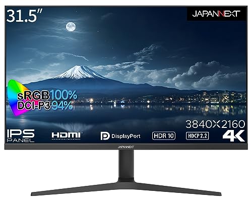 Amazon.co.jp: JAPANNEXT 31.5インチ モニター 4K UHD 3840x2160解像度
