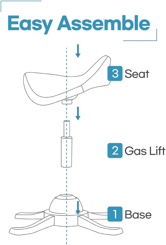 Amazon｜ホースライディングチェア（アイボリー）乗馬スタイルで座る