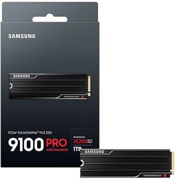 Amazon.com: Samsung SSD 9100 PRO with Heatsink 1TB, PCIe 5.0x4 M.2
