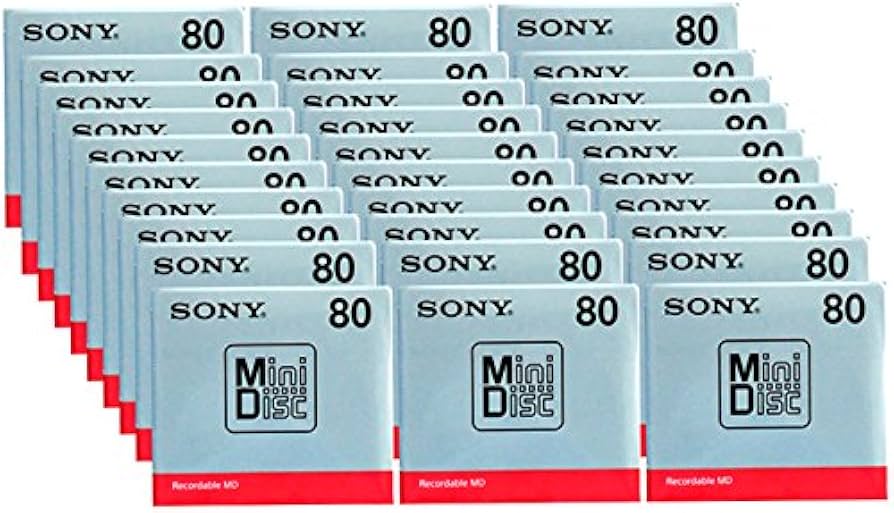 Amazon | SONY 録音用ミニディスク MD 80分 30枚セット MDW80T | MD