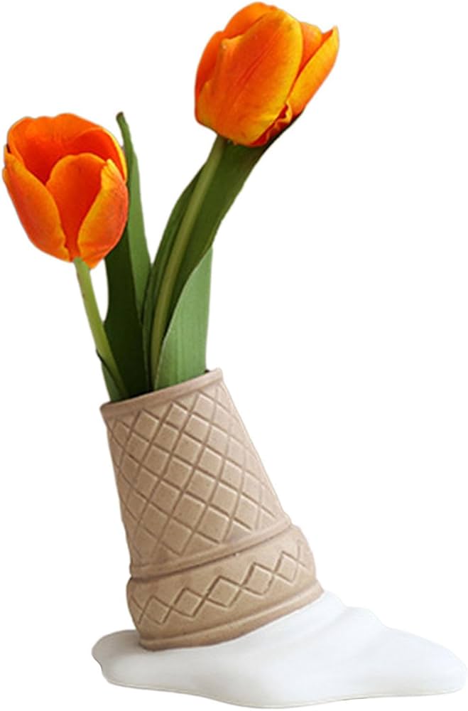 Amazon.co.jp: アイスクリームフラワーベース | アイスクリーム