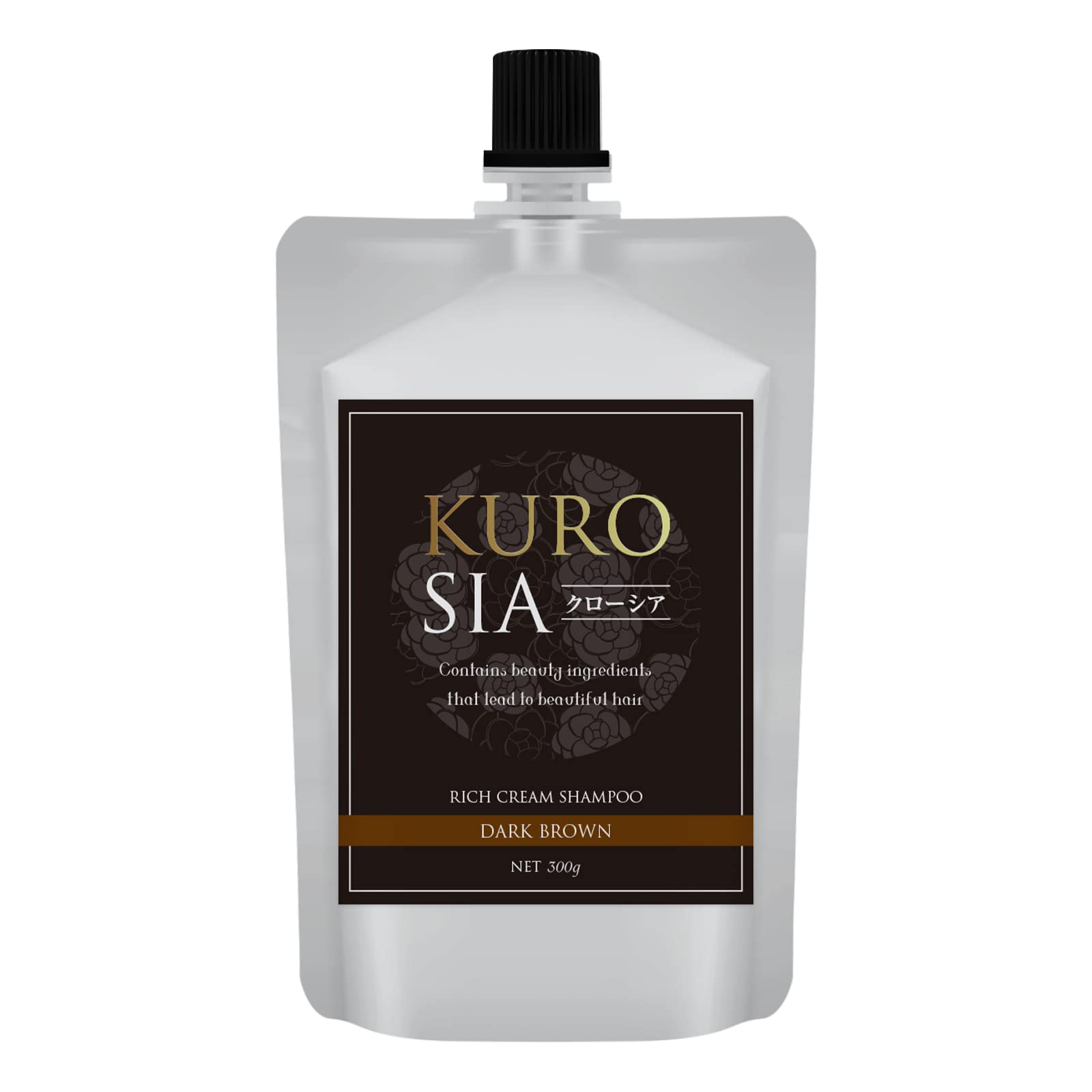 Amazon | クローシア クリームシャンプー ＜ダークブラウン＞300g 白髪