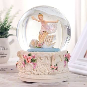 Amazon.co.jp: Nice Pies Big 3D スノードーム バレリーナ 白鳥の湖の