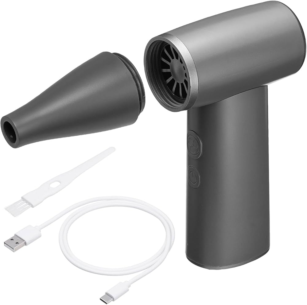 Amazon | サンワダイレクト 電動エアダスター 充電式 USB-C 4段階風量