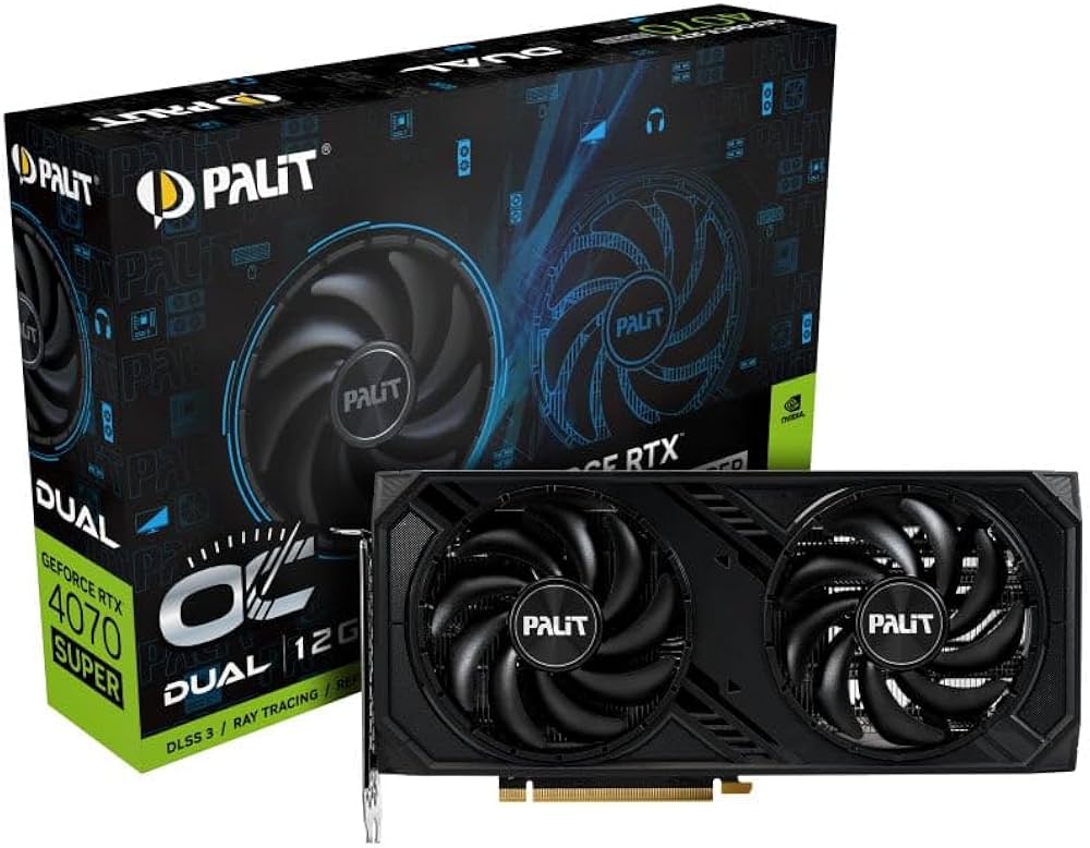 Palit Geforce RTX 4070 Super 12GB Dual OC - 12GB GDDR6X, 1x HDMI