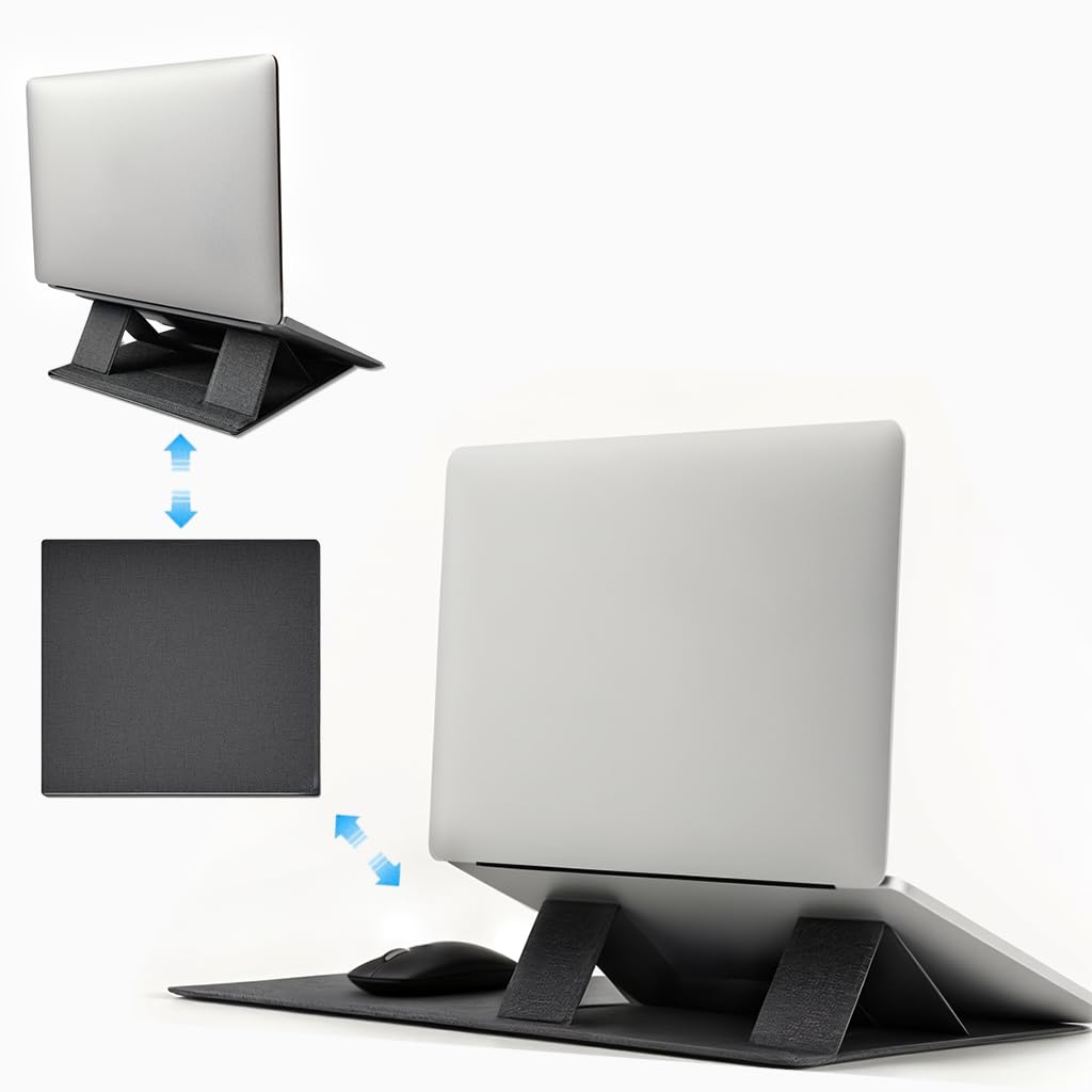 Amazon.co.jp：Domstar ノートパソコンスタンド マウスパッド一体型 非