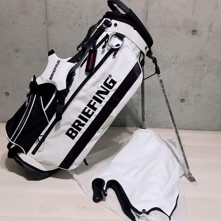 希少】BRIEFING キャディバッグ CR-4 ホワイト ホリデー 限定 白 希少