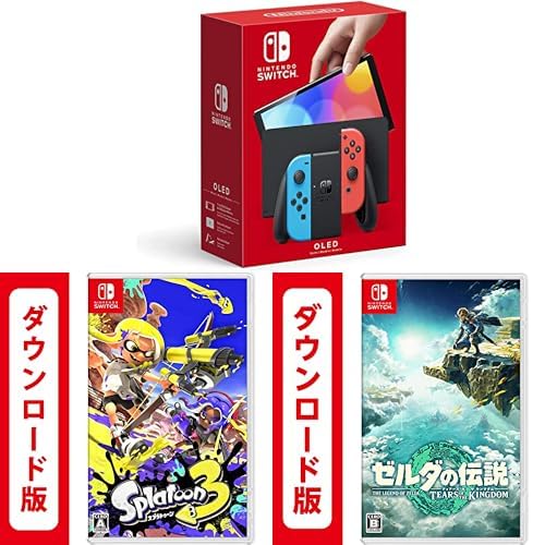 Amazon.co.jp: Nintendo Switch(有機ELモデル) Joy-Con(L) ネオン