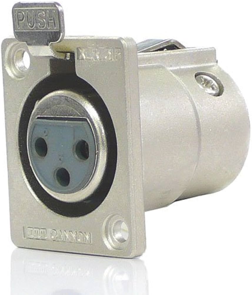 Amazon.co.jp: ITTキャノン XLR型メスレセプタクル(3pin) XLR3-31-F77