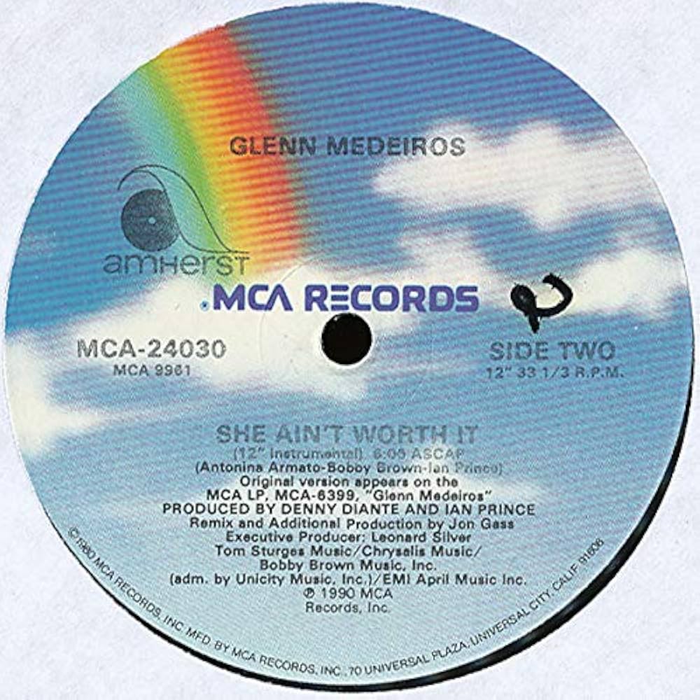 Medeiros, Glenn - She Ain't Worth It [Vinyl] - Amazon.com Music