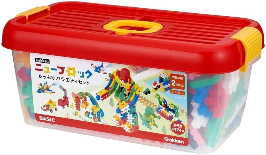 Amazon.co.jp: Gakken New Block Plenty Variety Set (Ages 2 and Up