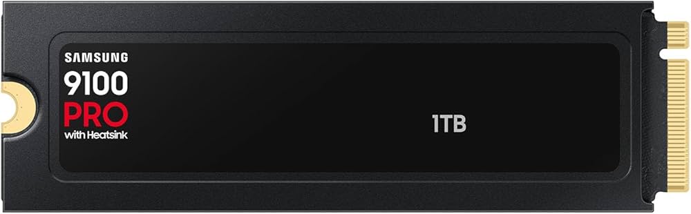 Amazon.com: Samsung SSD 9100 PRO with Heatsink 1TB, PCIe 5.0x4 M.2