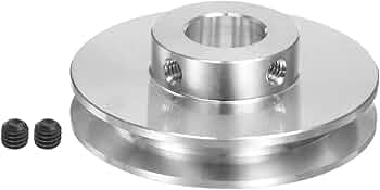 Amazon.co.jp: uxcell V型プーリー 12mmボア 50mm外径 シングル